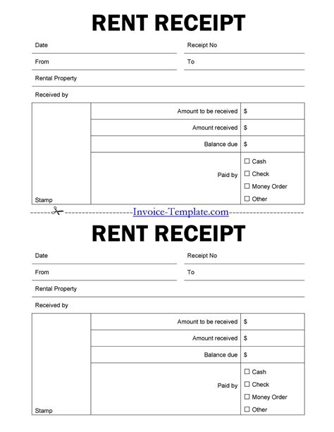 Printable Rent Receipt Free: A Comprehensive Guide