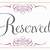 printable reserved sign template