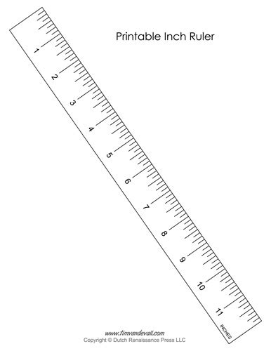Printable Ruler With Inches: A Must-Have Tool For Every Diy Enthusiast