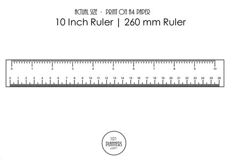 Printable Ruler With Millimeters: An Essential Tool For Accurate Measurements
