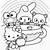 printable sanrio characters coloring pages