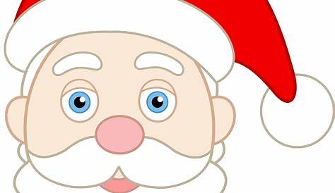 10 Best Santa Claus Face Template Printable PDF for Free at Printablee