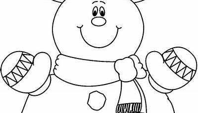 Printable Snowman Coloring Pages