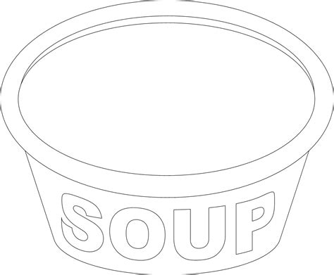 Printable Soup Bowl Template: A Creative Way To Serve Soup