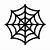 printable spider web stencil