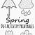 printable spring activities