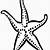 printable starfish coloring page