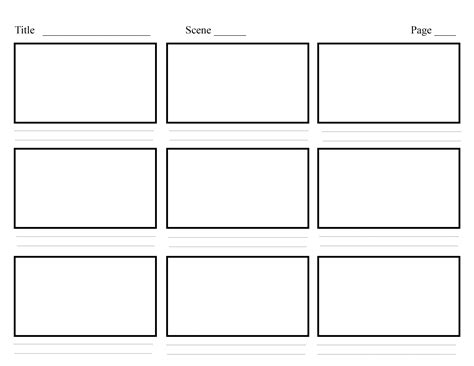 32 Page Picture Book Template Rough Thumbnails printable pdf download