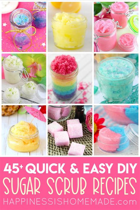 Printable Sugar Scrub Recipes