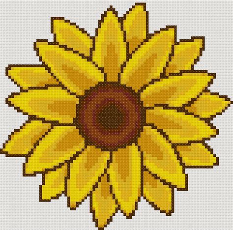 Printable Sunflower Cross Stitch Pattern: A Guide For Cross Stitch Enthusiasts