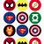 printable superhero logo images