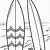 printable surfboard coloring pages