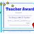 printable teacher awards