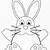 printable template for easter bunny