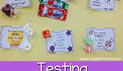 Printable Testing Treats For Students My ! Treat Bag From