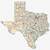 printable texas counties map