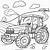 printable tractor coloring pages