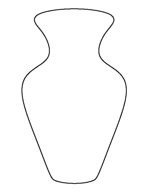 coloring page vase vase coloring pages to download and print for free 4