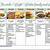 printable weight watchers meal plans