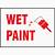 printable wet paint signs