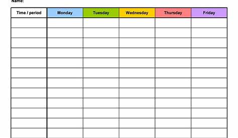 17 Perfect Daily Work Schedule Templates Template Lab