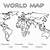 printable world map to color
