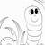 printable worm coloring pages