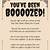 printable you've been boozed