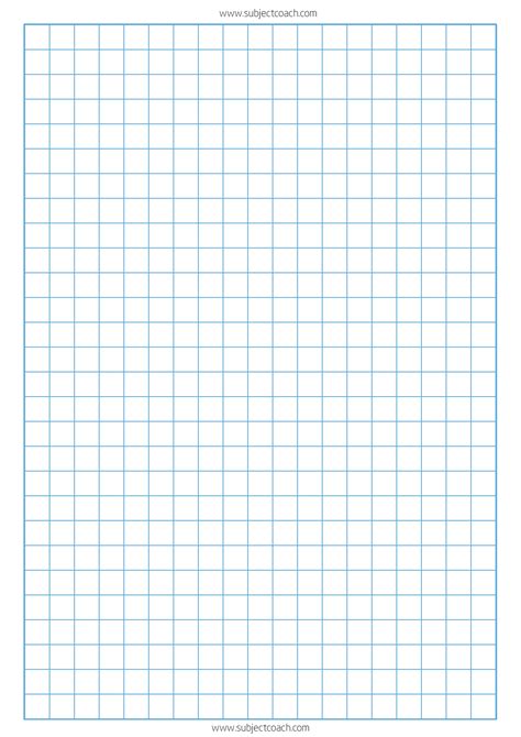 4+ Free Printable 1 Centimeter Graph Paper 1 cm Grid Paper