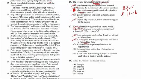 Printable Sat Reading Comprehension Practice
