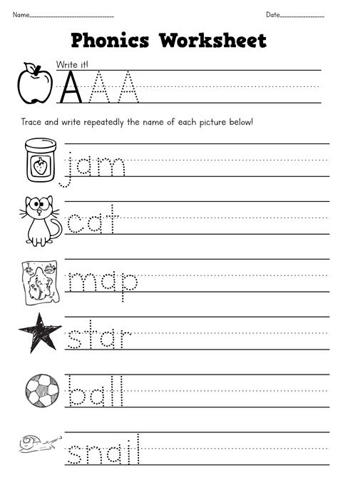 Printable Activities For 1St Grade