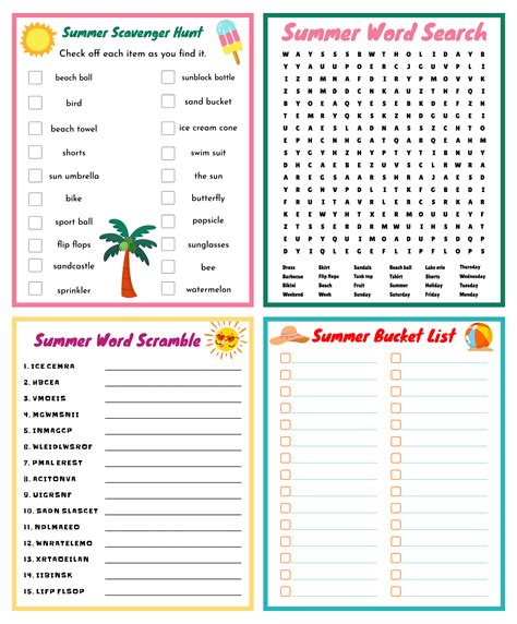 Printable Activitys For Kids