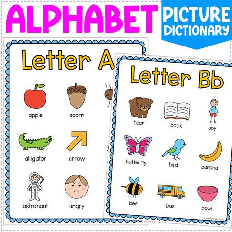 Printable Alphabet Picture Dictionary