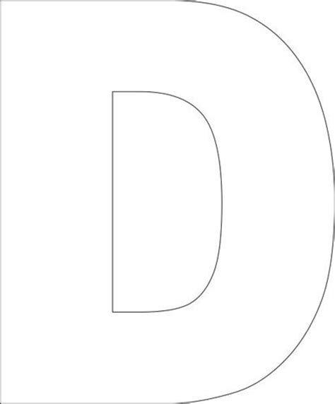 Printable Alphabet Templates D