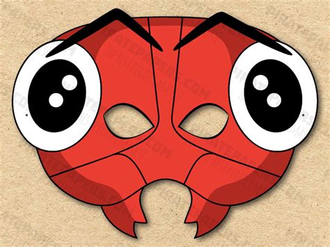 Printable Ant Masks Template