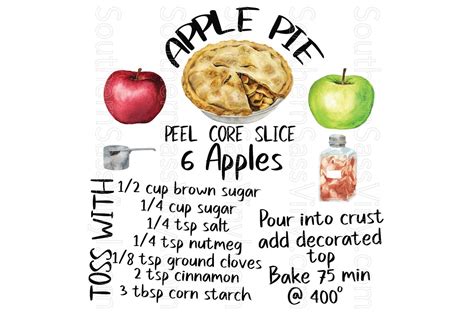 Printable Apple Pie Recipe