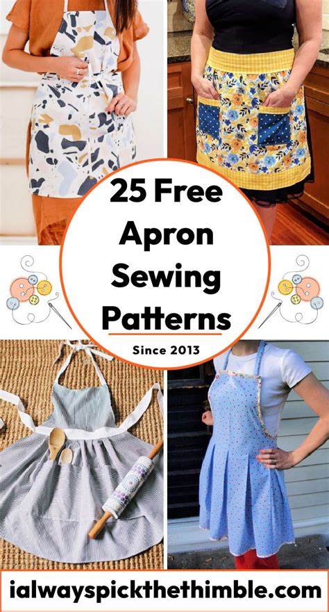 Printable Apron Sewing Pattern