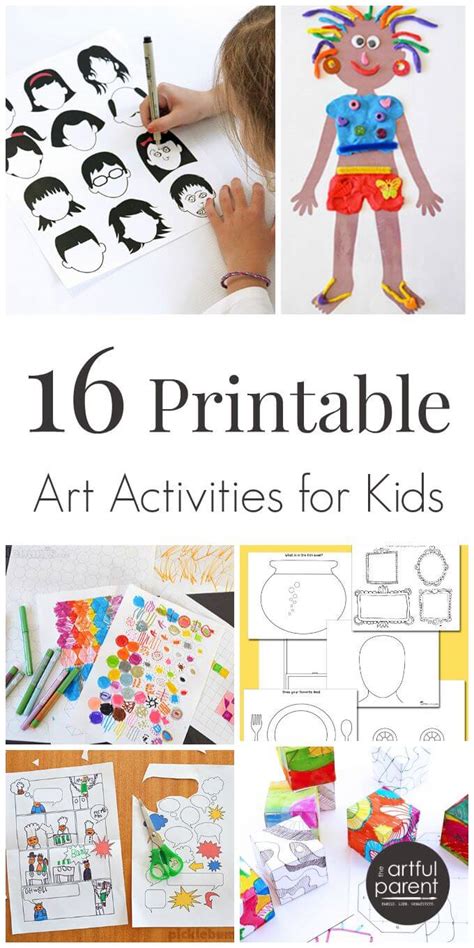 Printable Art Activities For Students
