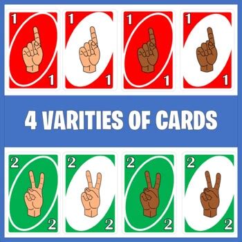 Printable Asl Uno Game