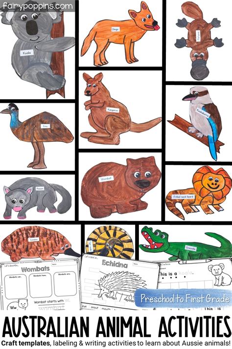 Printable Australian Animals Info