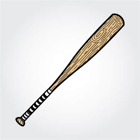 Printable Baseball Bats Cartoon