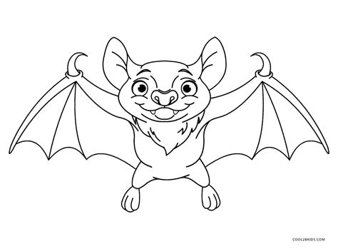 Printable Bats Coloring Pages