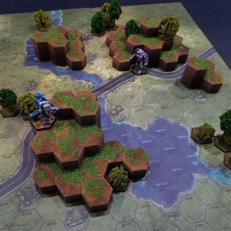 Printable Battletech Hex Maps