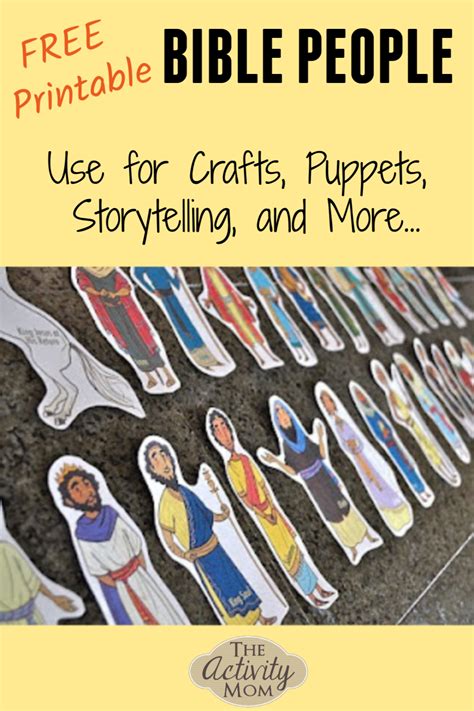 Printable Bible Stick Puppets: A Fun Way To Teach Kids About The Bible