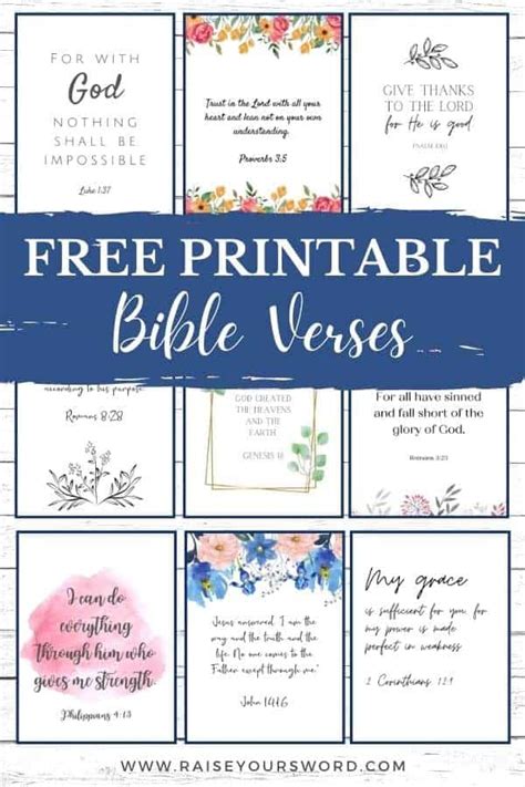 Printable Bible Verses Pdf