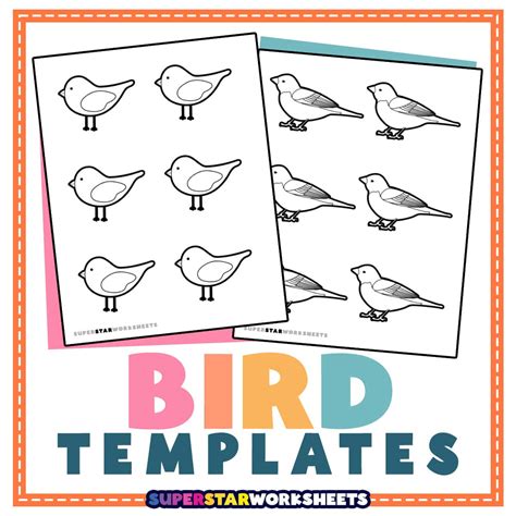 Printable Birds Template