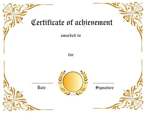 Printable Blank Certificates Certificates