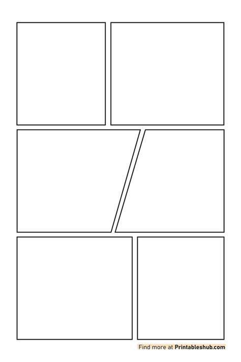 Printable Blank Comic Strips For Elementary Students