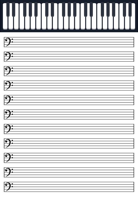 Printable Blank Sheet Music Free