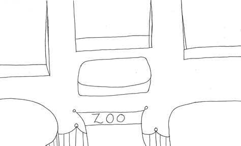 Printable Blank Zoo Map Template